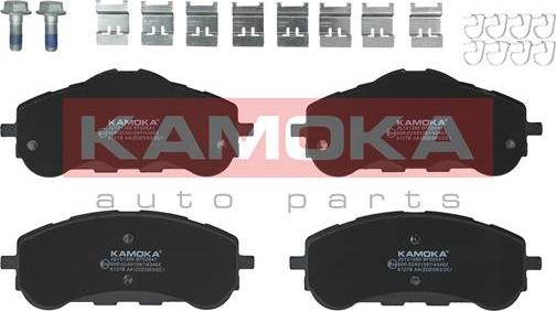 Kamoka JQ101389 - Brake Pad Set, disc brake autospares.lv