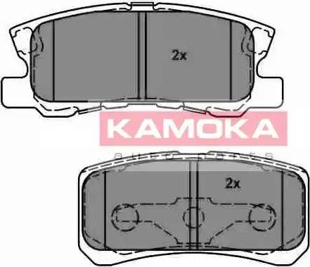 Kamoka JQ1013810 - Brake Pad Set, disc brake autospares.lv