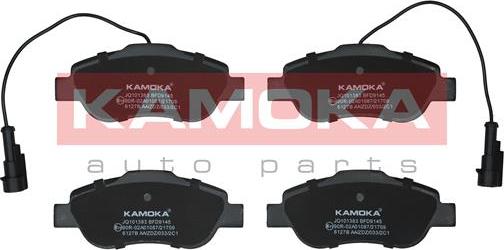 Kamoka JQ101383 - Brake Pad Set, disc brake autospares.lv