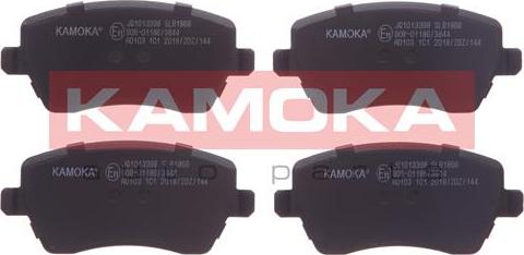Kamoka JQ1013398 - Brake Pad Set, disc brake autospares.lv