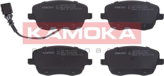 Kamoka JQ1013324 - Brake Pad Set, disc brake autospares.lv