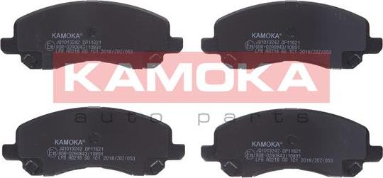 Kamoka JQ1013242 - Brake Pad Set, disc brake autospares.lv