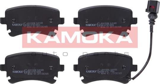 Kamoka JQ1013288 - Brake Pad Set, disc brake autospares.lv