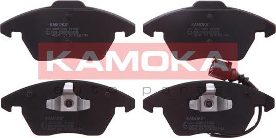 Kamoka JQ1013282 - Brake Pad Set, disc brake autospares.lv