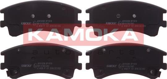 Kamoka JQ1013238 - Brake Pad Set, disc brake autospares.lv