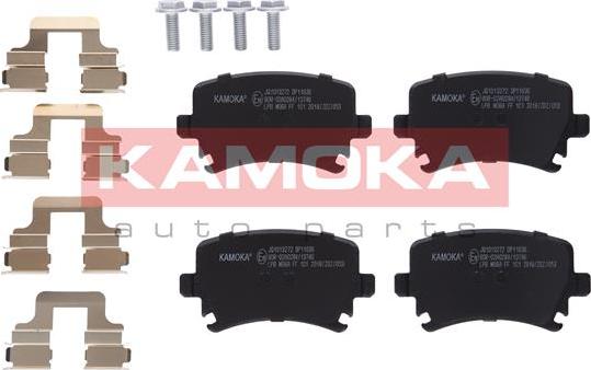 Kamoka JQ1013272 - Brake Pad Set, disc brake autospares.lv