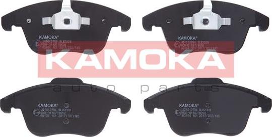 Kamoka JQ1013794 - Brake Pad Set, disc brake autospares.lv