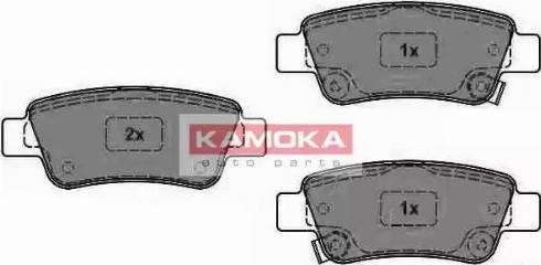 Kamoka JQ1013764 - Brake Pad Set, disc brake autospares.lv