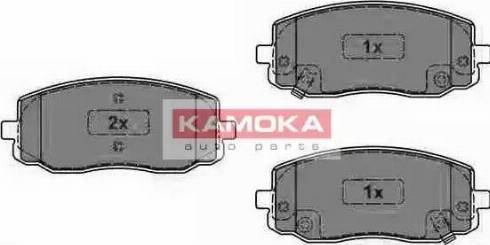 Kamoka JQ1013772 - Brake Pad Set, disc brake autospares.lv