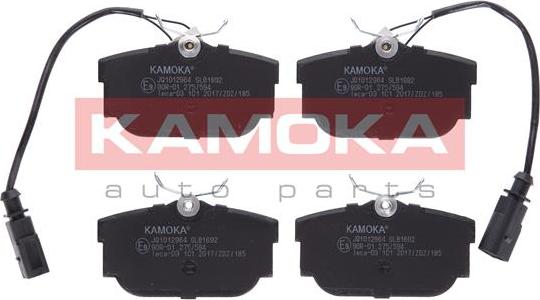 Kamoka JQ1012964 - Brake Pad Set, disc brake autospares.lv