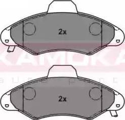 Kamoka JQ1012552 - Brake Pad Set, disc brake autospares.lv