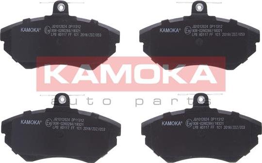 Kamoka JQ1012624 - Brake Pad Set, disc brake autospares.lv