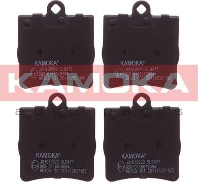 Kamoka JQ1012622 - Brake Pad Set, disc brake autospares.lv