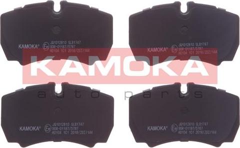 Kamoka JQ1012810 - Brake Pad Set, disc brake autospares.lv