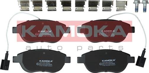 Kamoka JQ101283 - Brake Pad Set, disc brake autospares.lv