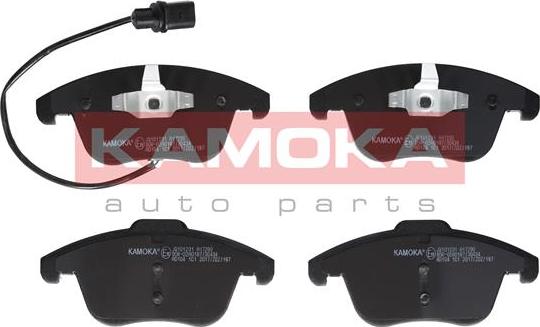 Kamoka JQ101231 - Brake Pad Set, disc brake autospares.lv