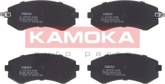 Kamoka JQ1012332 - Brake Pad Set, disc brake autospares.lv