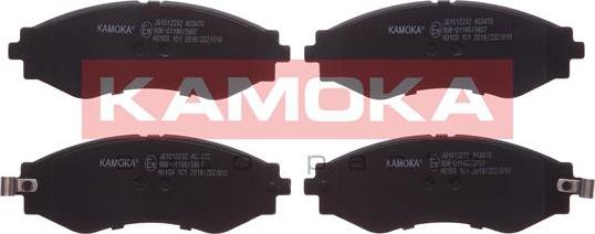 Kamoka JQ1012232 - Brake Pad Set, disc brake autospares.lv