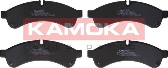 Kamoka JQ101276 - Brake Pad Set, disc brake autospares.lv