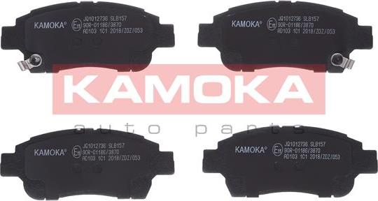 Kamoka JQ1012736 - Brake Pad Set, disc brake autospares.lv