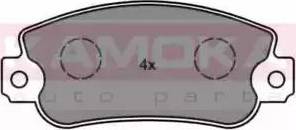 Kamoka JQ101702 - Brake Pad Set, disc brake autospares.lv