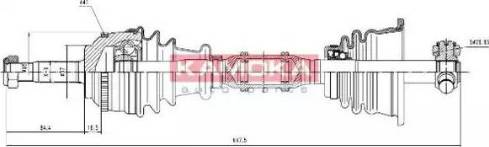 Kamoka RN1138909A - Drive Shaft autospares.lv