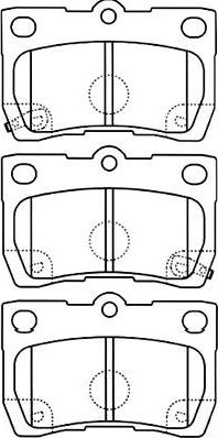 Kavo Parts BP-9099 - Brake Pad Set, disc brake autospares.lv