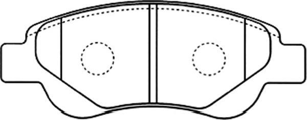 Kavo Parts BP-9097 - Brake Pad Set, disc brake autospares.lv