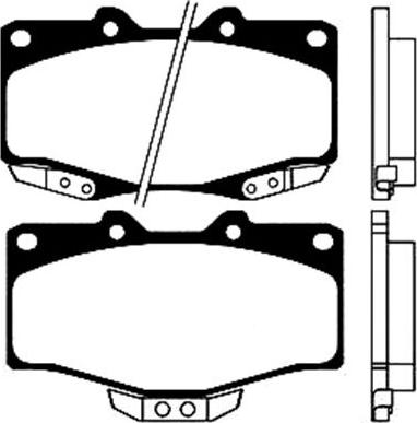 Kavo Parts BP-9045 - Brake Pad Set, disc brake autospares.lv