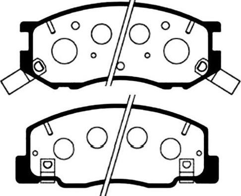 Kavo Parts BP-9041 - Brake Pad Set, disc brake autospares.lv