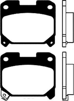 Kavo Parts BP-9056 - Brake Pad Set, disc brake autospares.lv