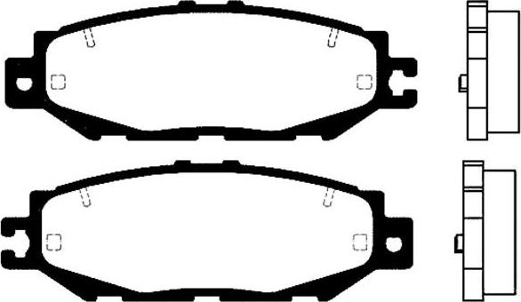 Kavo Parts BP-9057 - Brake Pad Set, disc brake autospares.lv