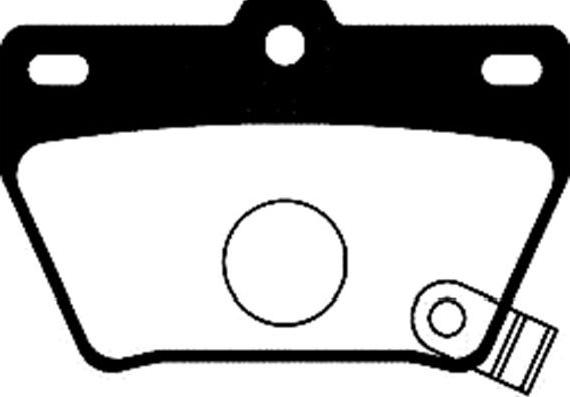 Kavo Parts BP-9066 - Brake Pad Set, disc brake autospares.lv