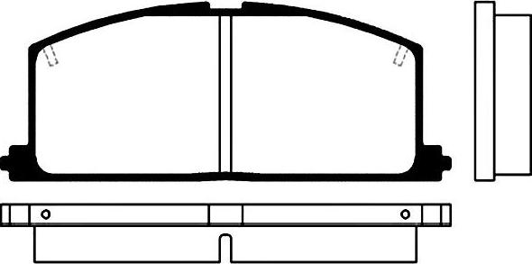 Kavo Parts BP-9005 - Brake Pad Set, disc brake autospares.lv