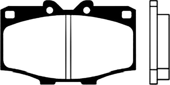 Kavo Parts BP-9000 - Brake Pad Set, disc brake autospares.lv