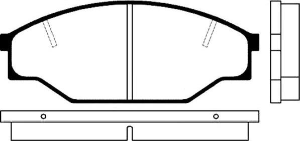 Kavo Parts BP-9010 - Brake Pad Set, disc brake autospares.lv