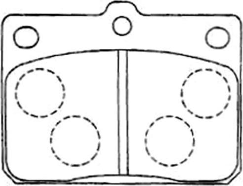 Kavo Parts BP-9089 - Brake Pad Set, disc brake autospares.lv