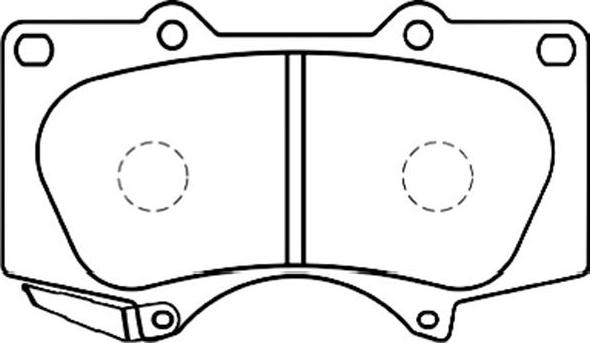 Kavo Parts BP-9084 - Brake Pad Set, disc brake autospares.lv