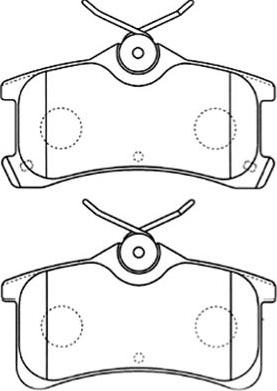 Kavo Parts BP-9081 - Brake Pad Set, disc brake autospares.lv