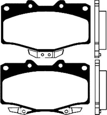 Kavo Parts BP-9036 - Brake Pad Set, disc brake autospares.lv