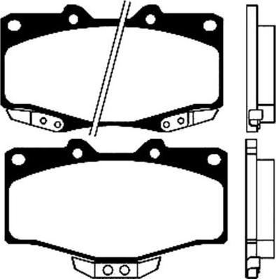 Kavo Parts BP-9025 - Brake Pad Set, disc brake autospares.lv