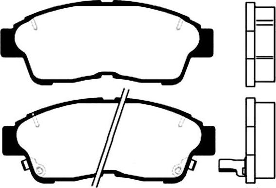 Kavo Parts BP-9026 - Brake Pad Set, disc brake autospares.lv