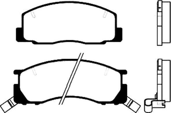 Kavo Parts BP-9020 - Brake Pad Set, disc brake autospares.lv