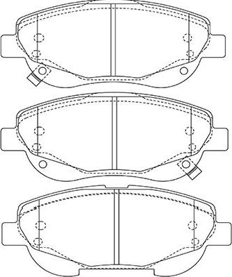 Kavo Parts BP-9146 - Brake Pad Set, disc brake autospares.lv