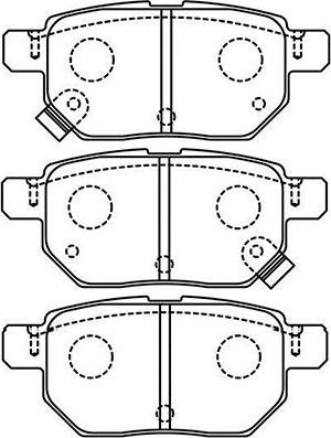 Kavo Parts BP-9148 - Brake Pad Set, disc brake autospares.lv