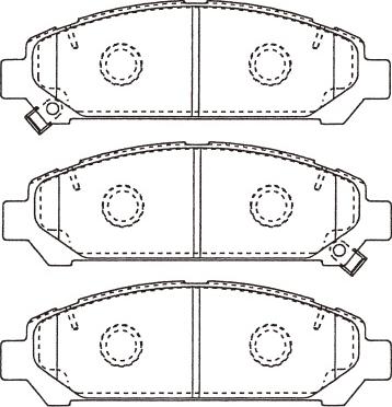 Kavo Parts KBP-9146 - Brake Pad Set, disc brake autospares.lv