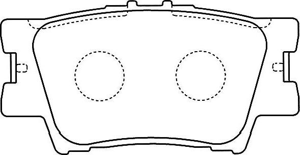 Kavo Parts BP-9104 - Brake Pad Set, disc brake autospares.lv