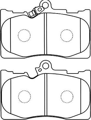 Kavo Parts BP-9102 - Brake Pad Set, disc brake autospares.lv