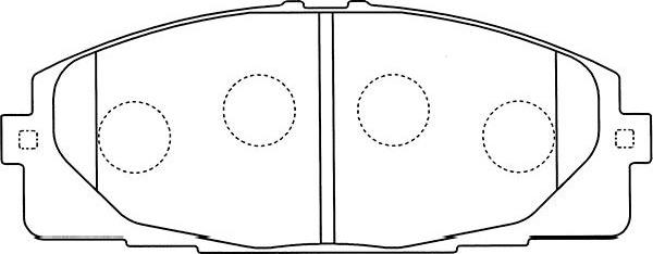 Kavo Parts BP-9107 - Brake Pad Set, disc brake autospares.lv