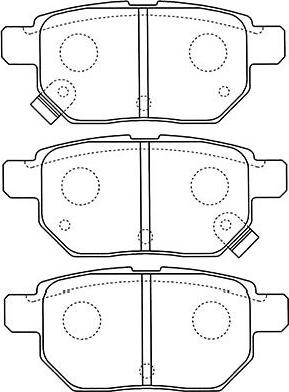 Kavo Parts BP-9110 - Brake Pad Set, disc brake autospares.lv